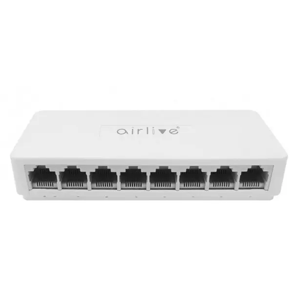 Airlive Live-8GT Unmanaged Switch, 8-Port Gigabit 10/100/1000Mbps