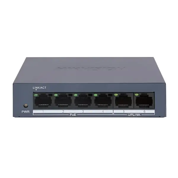 Hikvision DS-3E0106MP-E/M Unmanaged POE Switch 4 Port Fast Ethernet