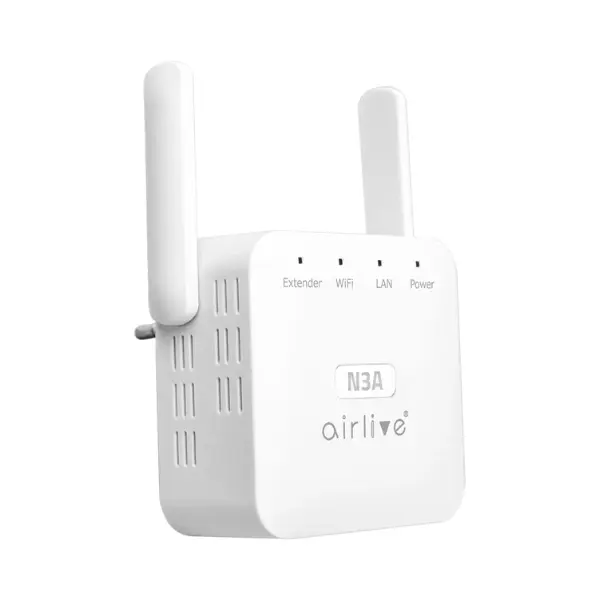 Airlive N3A N300 Wireless Range Extender, 2.4GHz