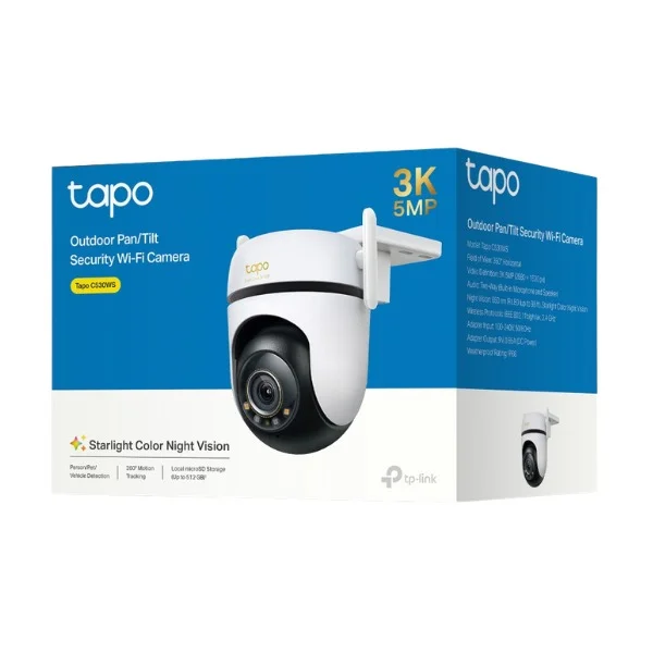 TP-Link Tapo C530WS Outdoor Pan/Tilt Security Wi-Fi Camera