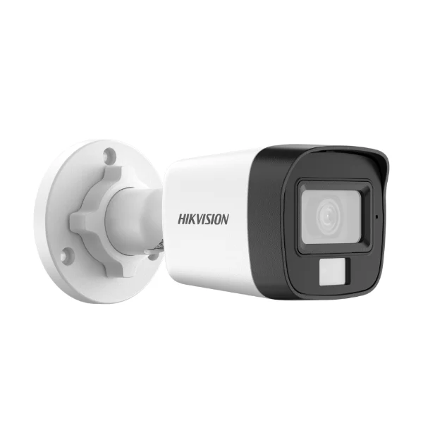 Hikvision DS-2CE16D0T-LPFS 2MP 2.8 mm Smart Hybrid Light Audio Fixed Mini Bullet Camera