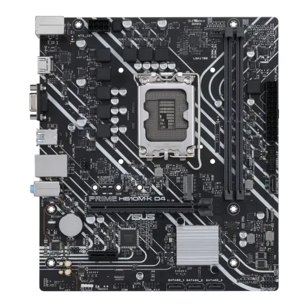 Asus Prime H610M-K D4 LGA1700 DDR4 mATX Motherboard