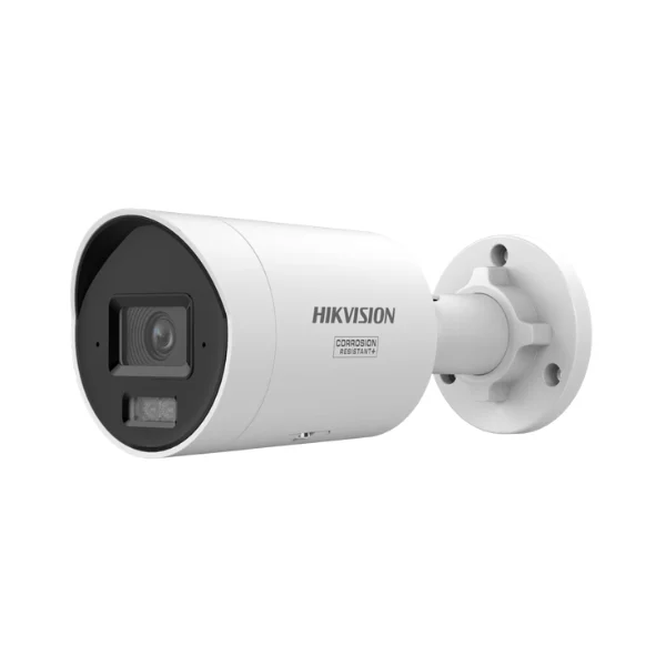 Hikvision DS-2CD2087G3-LIY 8MP 4 mm Smart Hybrid Light with ColorVu Fixed Mini Bullet IP Camera - White