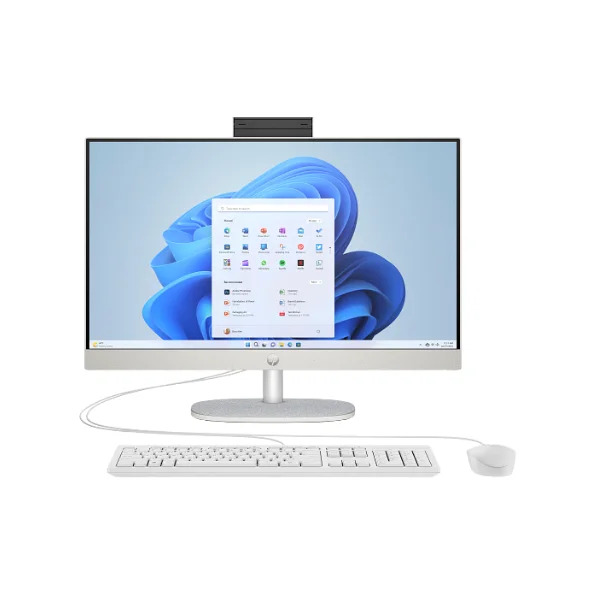 HP 24-CR1044NE All in One PC Intel Core Ultra 5 125U 512GB SSD 8GB Ram Intel Graphics 23.8" Inch FHD - White