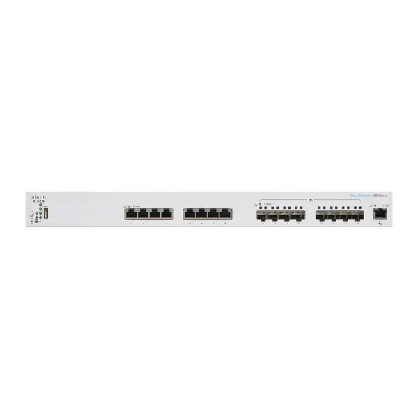 Cisco CBS350-16XTS Managed Switch, 8 Port Gigabit copper + 8 Port SFP+