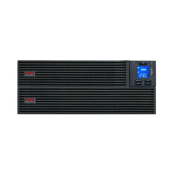 APC SRV10KRIRK On-Line Easy UPS, 10000VA/10000W, Rackmount 4U, 230V, Hard wire 3-wire(1P+N+E) outlet, Intelligent Card Slot, LCD
