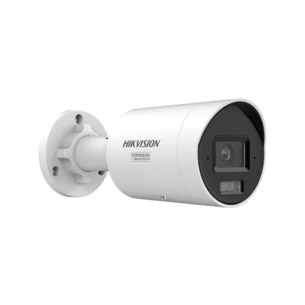 Hikvision DS-2CD2087G3-LIY 8MP 4 mm Smart Hybrid Light with ColorVu Fixed Mini Bullet IP Camera - White