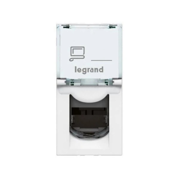 Legrand 76561 RJ45 Socket Cat 6 UTP - White