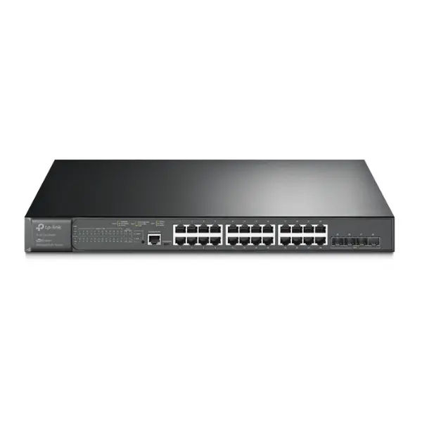 TP-Link TL-SG3428XMP JetStream Managed PoE+ Switch, 24-Port Gigabit + 4-Port SFP+