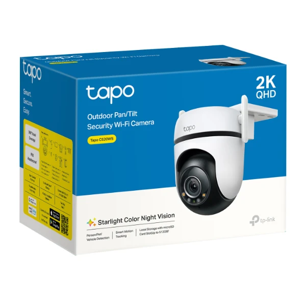 TP-Link Tapo C520WS Outdoor Pan/Tilt Security Wi-Fi Camera