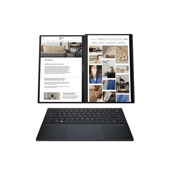 ASUS Zenbook DUO UX8406CA-QL319W Intel Core Ultra 9 285H 1TB SSD 32GB Ram Intel Arc Graphics 14'' Inch WUXGA Win.11 - Gray