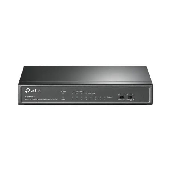 TP-Link TL-SF1008LP Desktop PoE Switch, 8-Port 10/100Mbps