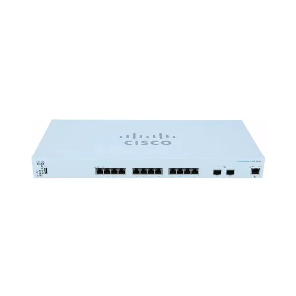 Cisco CBS350-12XT Managed Switch, 10 Port Gigabit + 2 Port SFP
