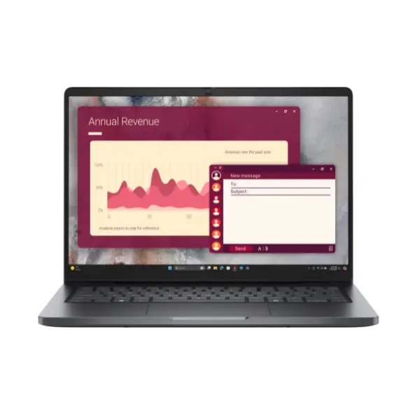 Dell Pro 14 PC14250 Intel Core 5 120U 512GB SSD 8GB Ram Integrated Intel Graphics 14'' Inch FHD - Magnetite color