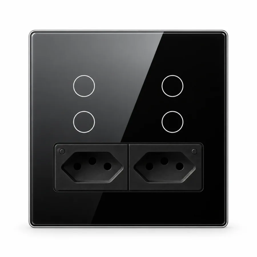 AVATTO Touch light switch with socket 4 gang